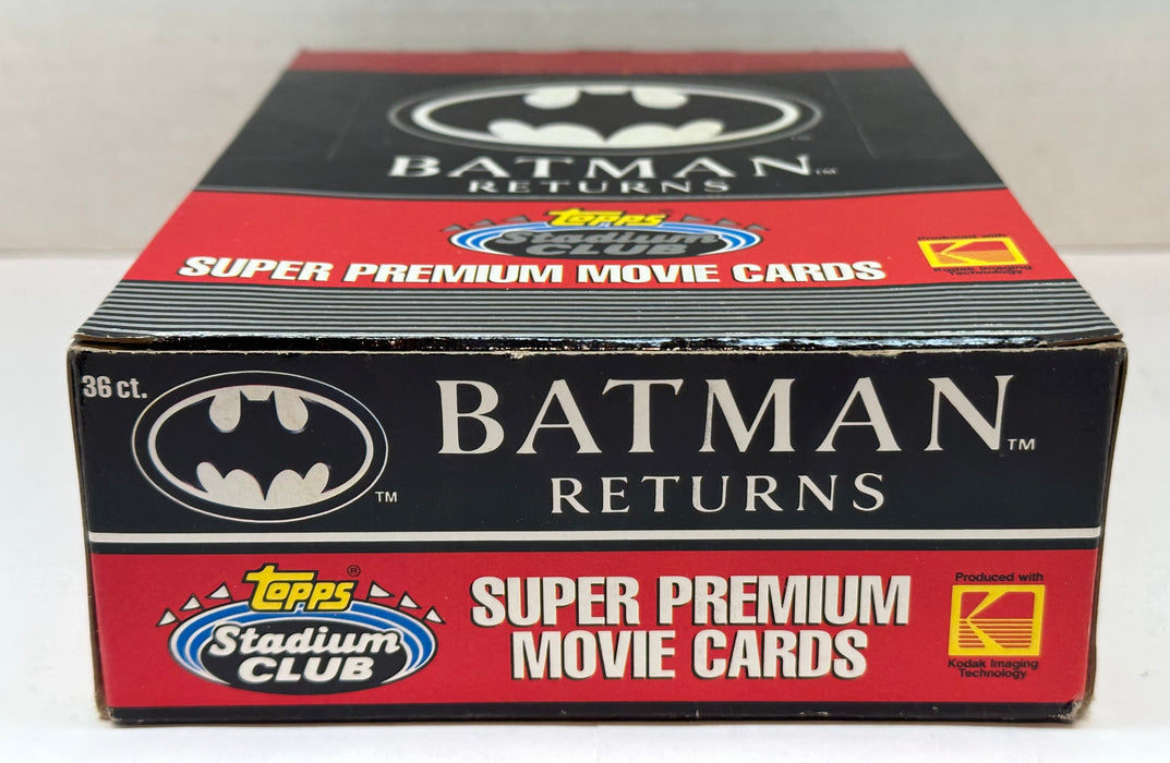 Batman Returns Movie Stadium Club Vintage Card Box 36 Packs Topps 1992 Full   - TvMovieCards.com