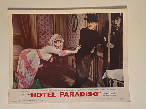1966 Hotel Paradiso #1 Lobby Card 11 x 14  Gina Lollobrigida, Alec Guinness   - TvMovieCards.com