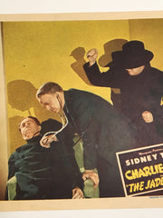 Original Charlie Chan - The Jade Mask Lobby Card #3 Sidney Toler Mantan Moreland   - TvMovieCards.com