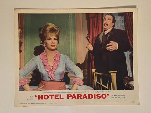 1966 Hotel Paradiso #2 Lobby Card 11 x 14  Gina Lollobrigida, Alec Guinness   - TvMovieCards.com