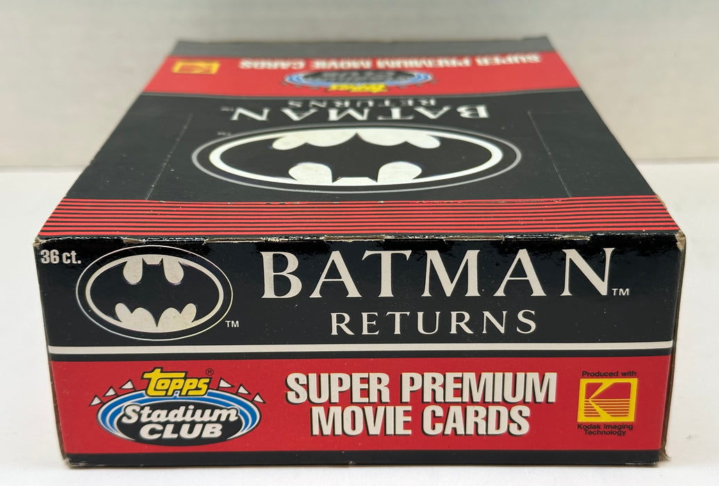 Batman Returns Movie Stadium Club Vintage Card Box 36 Packs Topps 1992 Full   - TvMovieCards.com