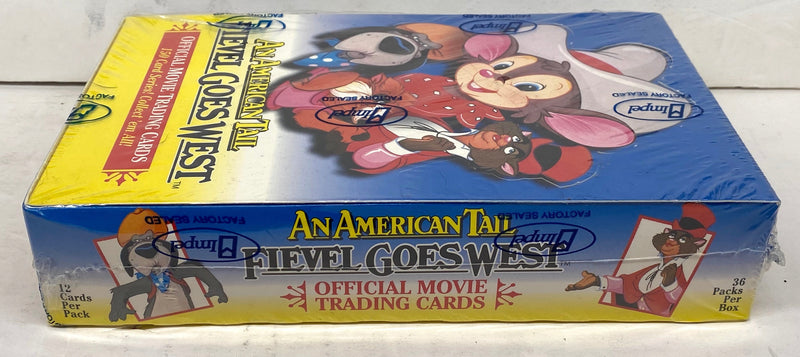 1991 An American Tail:  Fievel Goes West Trading Card Box 36 Packs Sealed Impel   - TvMovieCards.com