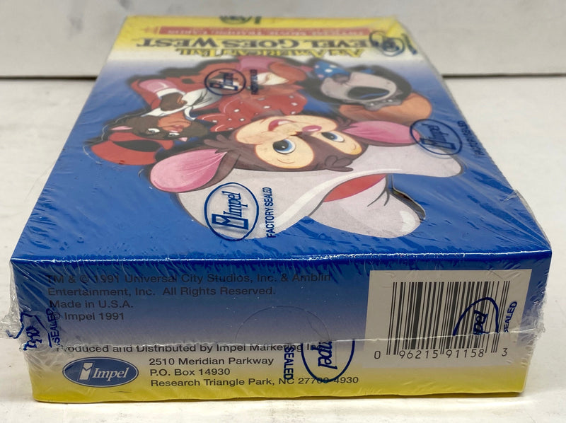 1991 An American Tail:  Fievel Goes West Trading Card Box 36 Packs Sealed Impel   - TvMovieCards.com