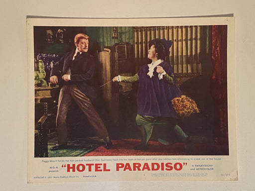 1966 Hotel Paradiso #5 Lobby Card 11 x 14  Gina Lollobrigida, Alec Guinness   - TvMovieCards.com