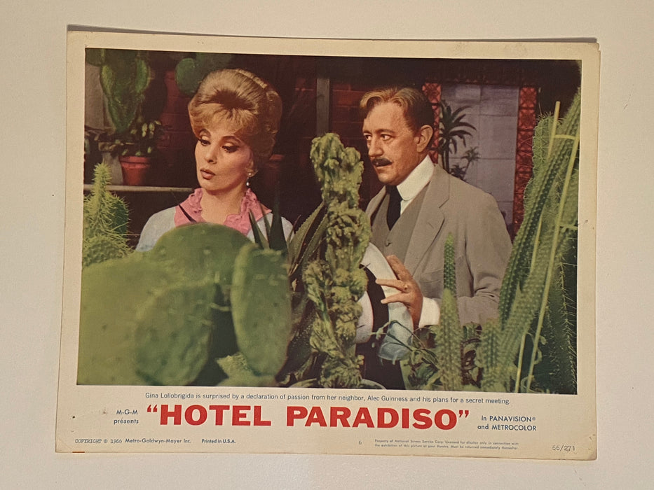 1966 Hotel Paradiso #6 Lobby Card 11 x 14  Gina Lollobrigida, Alec Guinness   - TvMovieCards.com