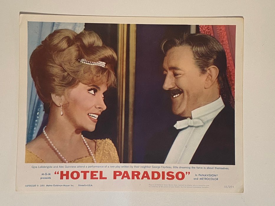1966 Hotel Paradiso #7 Lobby Card 11 x 14  Gina Lollobrigida, Alec Guinness   - TvMovieCards.com