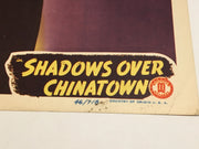 Original Charlie Chan - Shadows Over Chinatown Lobby Card #1 Sidney Toler Mantan   - TvMovieCards.com