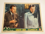 Original Charlie Chan 1944 - The Chinese Cat Lobby Card #1 Sidney Toler Mantan   - TvMovieCards.com