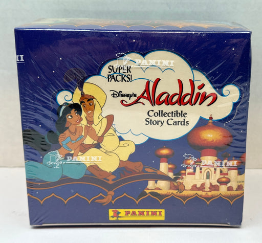 Aladdin Disney Movie Sealed Trading Card Box 24 Super Packs Panini 1993   - TvMovieCards.com