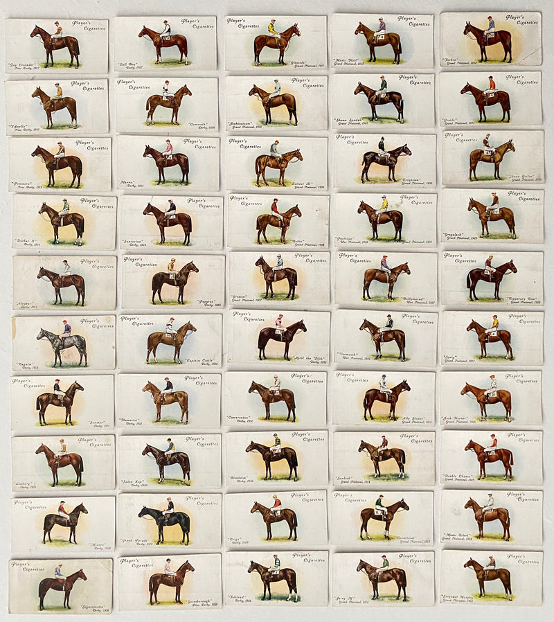 1933 Derby and Grand Nationals Winners Players Cigarettes Trading Card Set of 50   - TvMovieCards.com