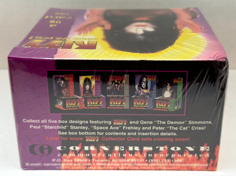 1998 Kiss Series Two 2 Paul Stanley Trading Card Box Purple 36CT Cornerstone   - TvMovieCards.com