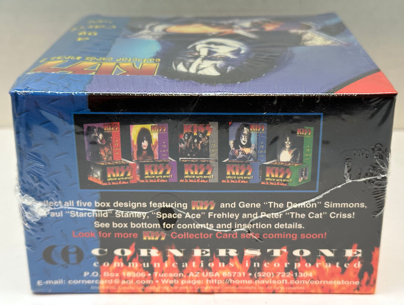 1998 Kiss Series Two 2 Ace Frehley Trading Card Box Blue 36CT Cornerstone   - TvMovieCards.com