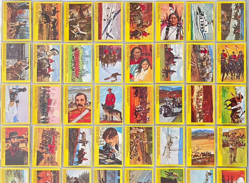 1973 Royal Canadian Mounted Police RCMP Vintage Trading Base Card Set 55/55 OPC   - TvMovieCards.com