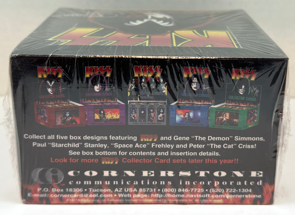 1998 Kiss Series One 1 Gene Simmons Trading Card Box Sealed 36CT Cornerstone   - TvMovieCards.com