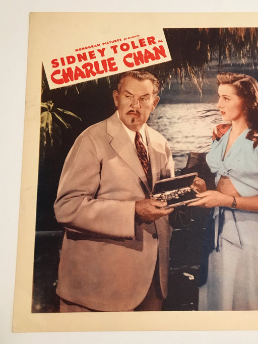 Original Charlie Chan - Dangerous Money Lobby Card #2 Sidney Toler Gloria Warren   - TvMovieCards.com