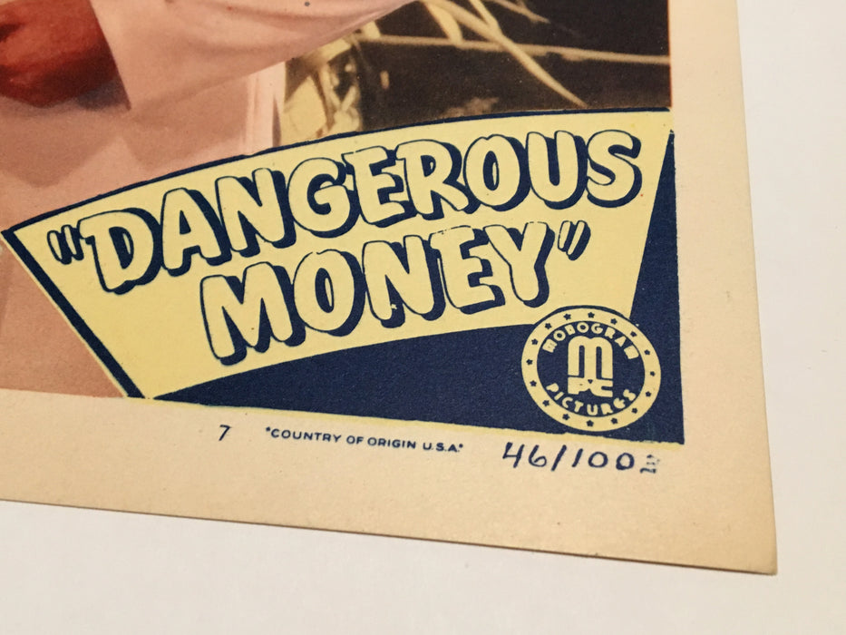 Original Charlie Chan - Dangerous Money Lobby Card #2 Sidney Toler Gloria Warren   - TvMovieCards.com