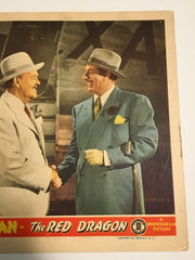 Original Charlie Chan - Red Dragon Lobby Card Sidney Toler Fortunio Bonanova   - TvMovieCards.com