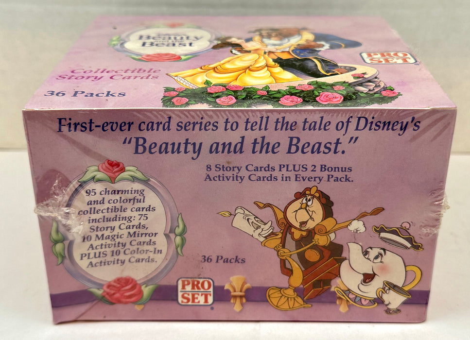 1992 Beauty & the Beast (Disney) ProSet Movie Trading Card Box 36 Packs Sealed   - TvMovieCards.com