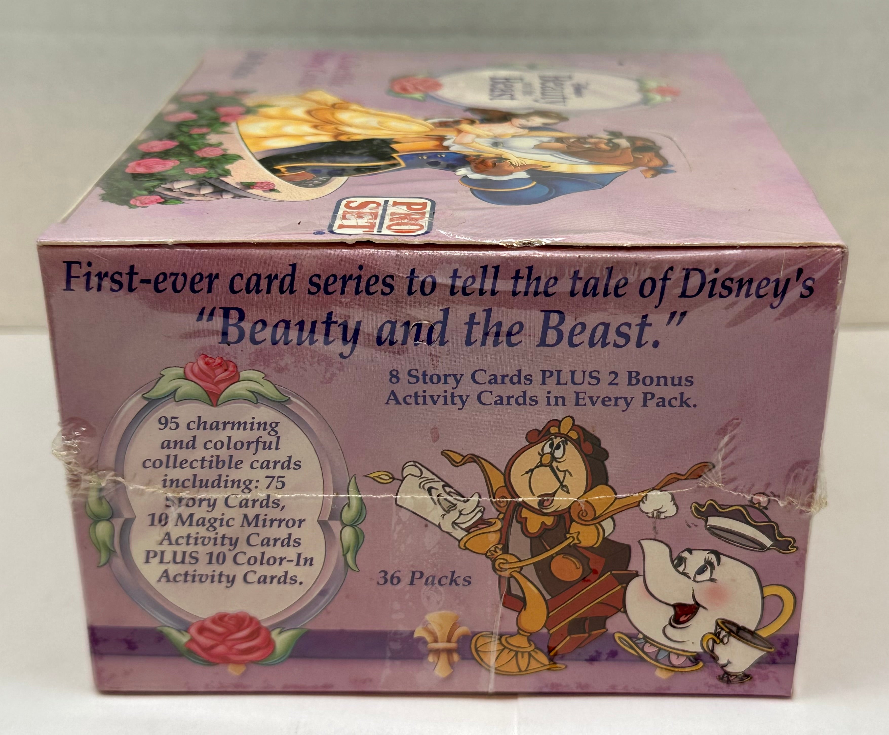 1992 Beauty & the Beast (Disney) ProSet Movie Trading Card Box 36