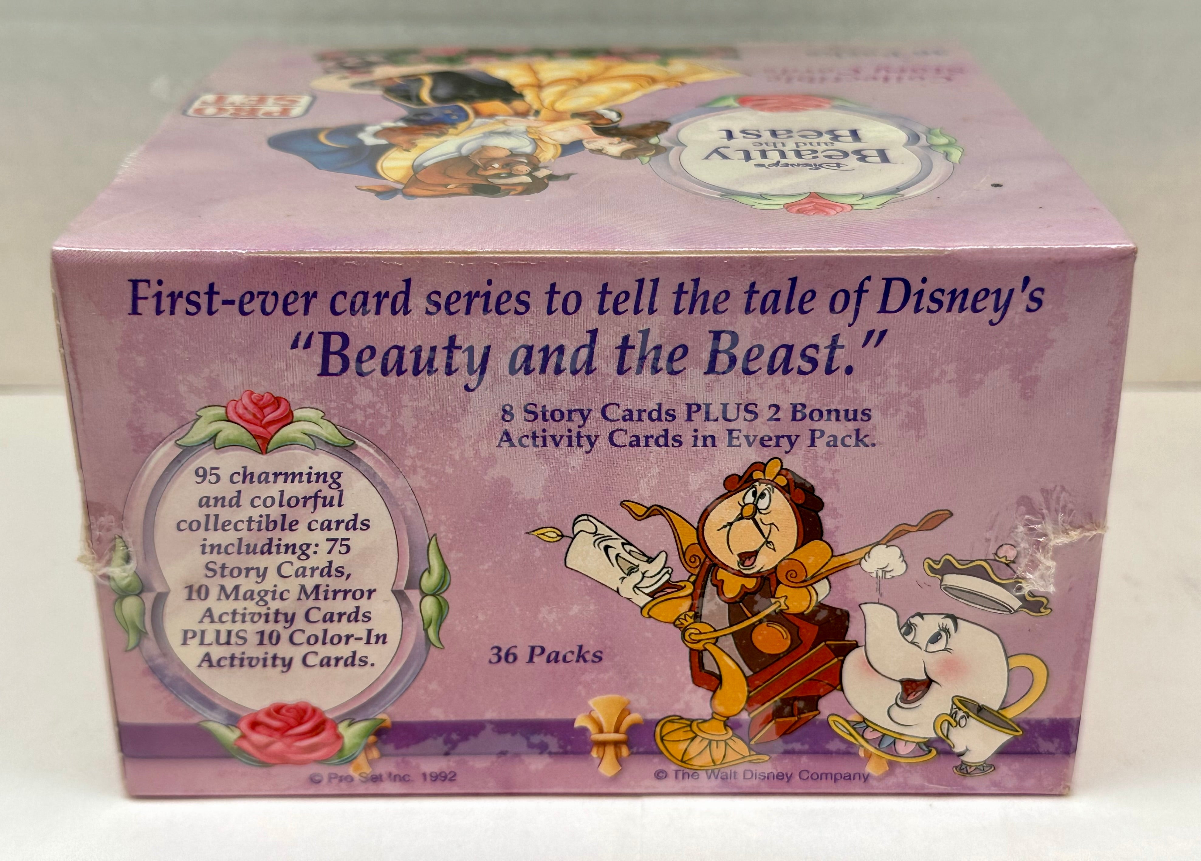 1992 Beauty & the Beast (Disney) ProSet Movie Trading Card Box 36