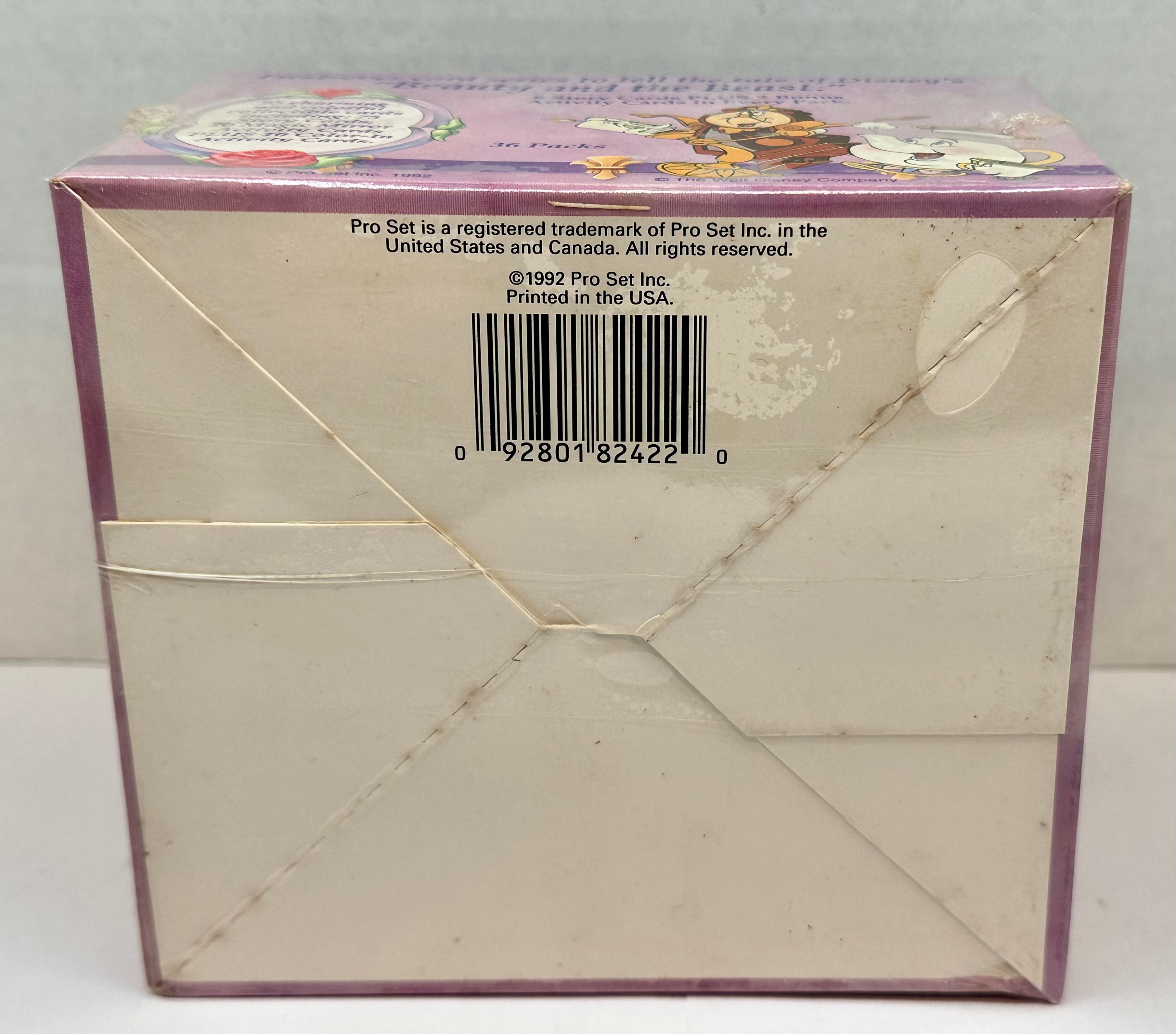 1992 Beauty & the Beast (Disney) ProSet Movie Trading Card Box 36