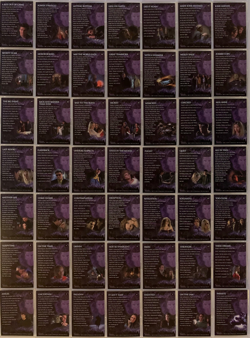 Angel Season 2 Base Card Set 90 Cards   - TvMovieCards.com