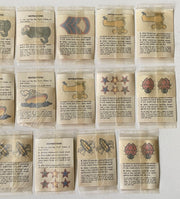 Vintage 1970 (23) Big Top Tattoo Stick On Tattoo Factory Sealed Cello Packs   - TvMovieCards.com