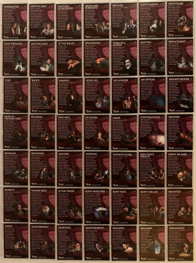 Angel Season 3 Base Card Set 90 Cards   - TvMovieCards.com