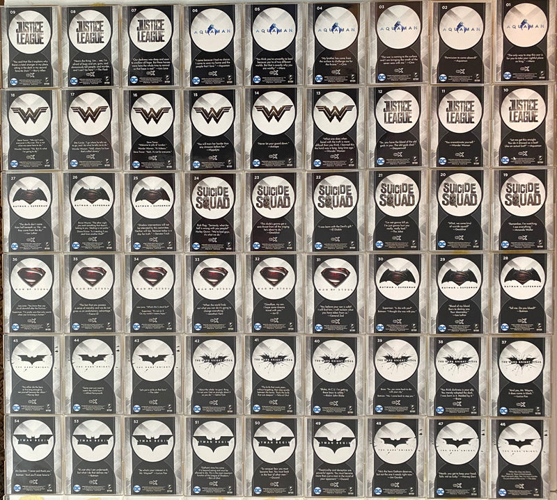 CZX DC Super Heroes & Super-Villains Complete 54 Card Red Parallel Base Set 2019 - TvMovieCards.com