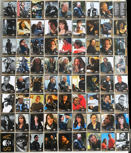 2015 Sons of Anarchy Season 4 & 5 Complete Base Trading Card Set (72) Cryptozoic   - TvMovieCards.com