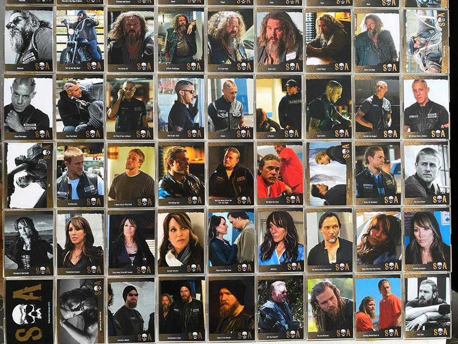 2015 Sons of Anarchy Season 4 & 5 Complete Base Trading Card Set (72) Cryptozoic   - TvMovieCards.com