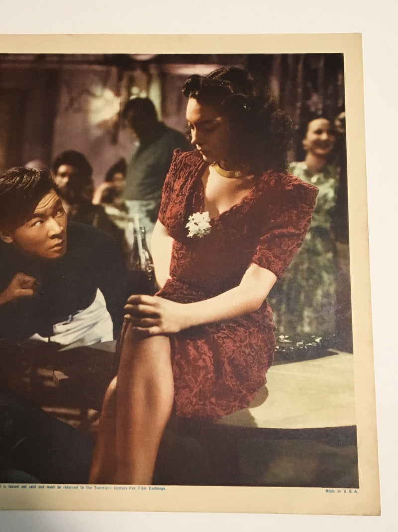 Original 1941 Charlie Chan - Dead Men Tell Lobby Card Sidney Toler Sheila Ryan   - TvMovieCards.com