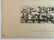 19th Century Decorative Art Ornament Lithograph Portfolio Print Germany 1877 #30   - TvMovieCards.com