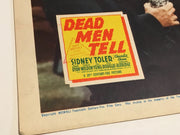 Original 1941 Charlie Chan - Dead Men Tell Lobby Card Sidney Toler Sheila Ryan   - TvMovieCards.com