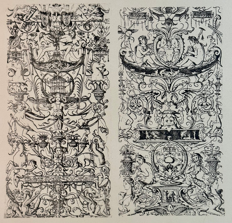 19th Century Decorative Art Ornament Lithograph Portfolio Print Germany 1877 #33   - TvMovieCards.com