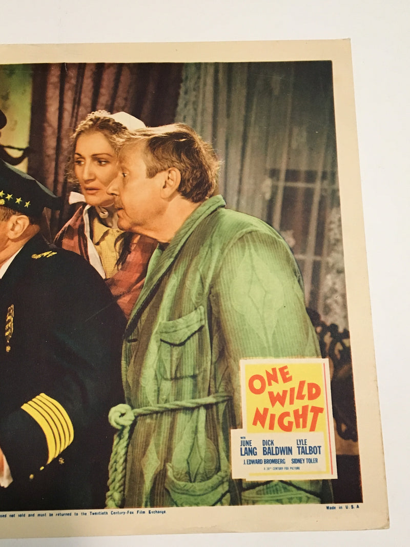 Original 1938 - One Wild Night Lobby Card June Lang Dick Baldwin Lyle Talbot   - TvMovieCards.com