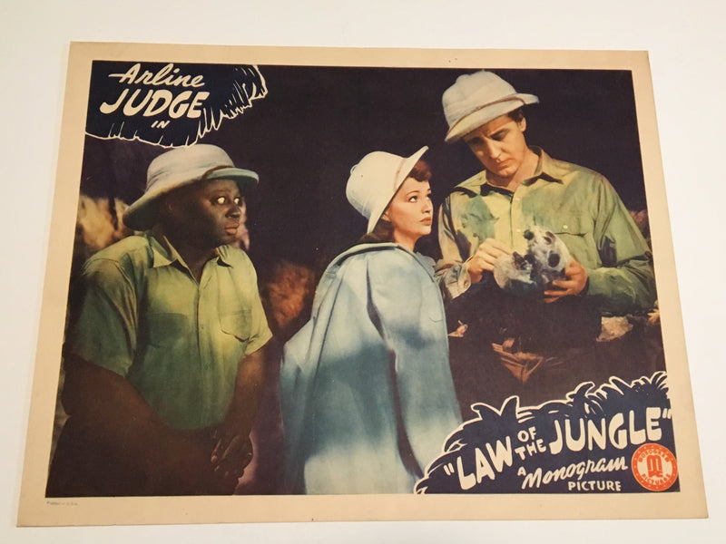 Original 1942 - Law of the Jungle Lobby Card Mantan Moreland Arline Judge #2   - TvMovieCards.com