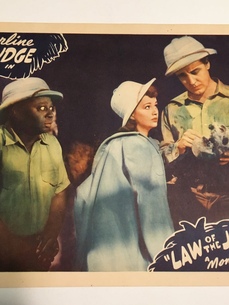 Original 1942 - Law of the Jungle Lobby Card Mantan Moreland Arline Judge #2   - TvMovieCards.com