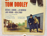 1959 The Legend of Tom Dooley Insert Movie Poster 14x36 Michael Landon Jo Morrow   - TvMovieCards.com