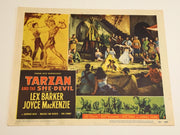 Original 1953 Tarzan and the She Devil Lobby Card #6 Lex Barker Joyce MacKenzie   - TvMovieCards.com