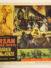 Original 1953 Tarzan and the She Devil Lobby Card #6 Lex Barker Joyce MacKenzie   - TvMovieCards.com