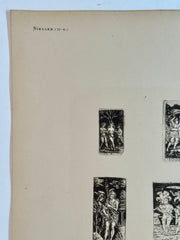 19th Century Decorative Art Ornament Lithograph Portfolio Print Germany 1877 #39   - TvMovieCards.com