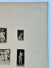 19th Century Decorative Art Ornament Lithograph Portfolio Print Germany 1877 #39   - TvMovieCards.com