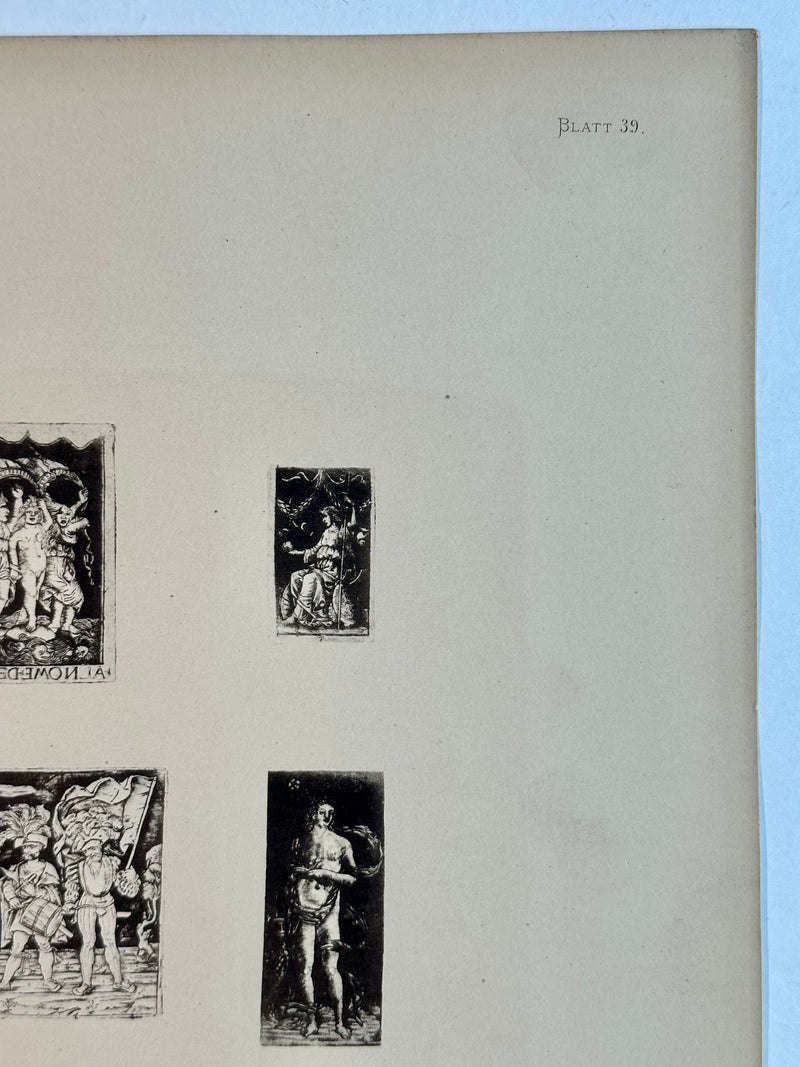19th Century Decorative Art Ornament Lithograph Portfolio Print Germany 1877 #39   - TvMovieCards.com