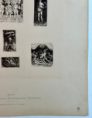 19th Century Decorative Art Ornament Lithograph Portfolio Print Germany 1877 #39   - TvMovieCards.com
