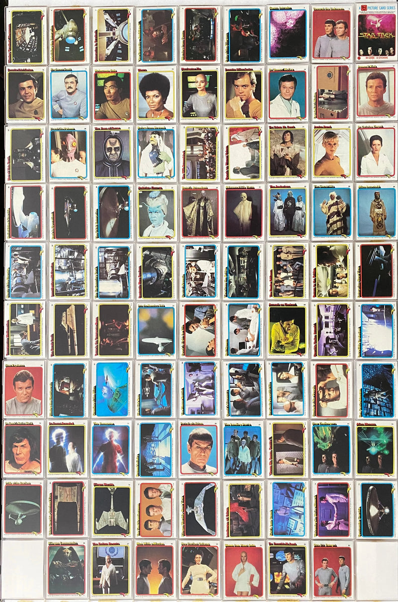 Star Trek 1979 The Motion Picture Trading Card Set of 88 Cards