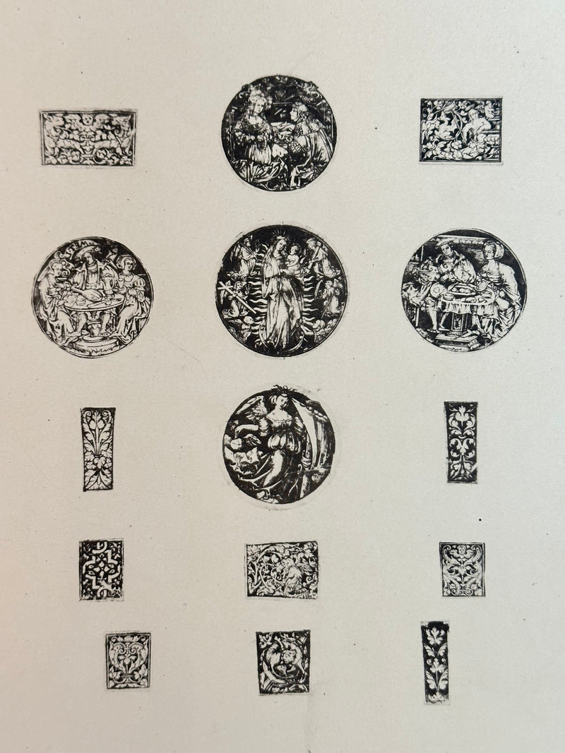 19th Century Decorative Art Ornament Lithograph Portfolio Print Germany 1877 #40   - TvMovieCards.com