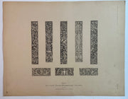 19th Century Decorative Art Ornament Lithograph Portfolio Print Germany 1877 #41   - TvMovieCards.com