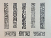 19th Century Decorative Art Ornament Lithograph Portfolio Print Germany 1877 #41   - TvMovieCards.com