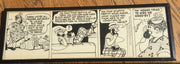 Frank Willard Moon Mullins Comic Strip Original Art  Framed 7-31  Hand SIGNED Bl   - TvMovieCards.com